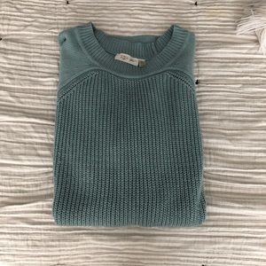 Blue knitted sweater XXL
